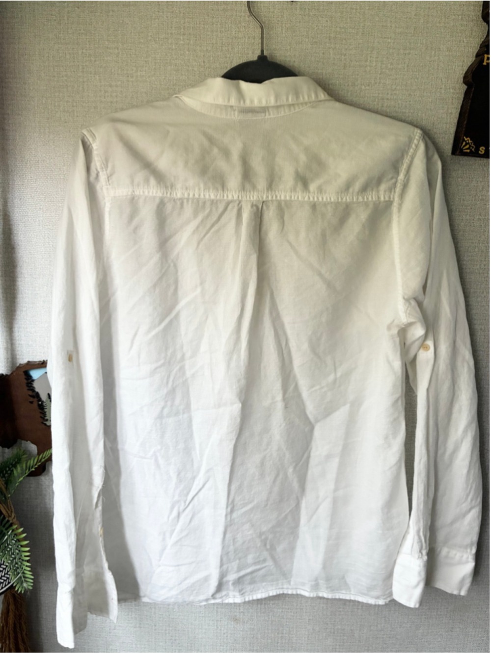 Women's Patagonia Button Down Shirt Size M White Brown Embroidered Deer - Picture 3 of 4